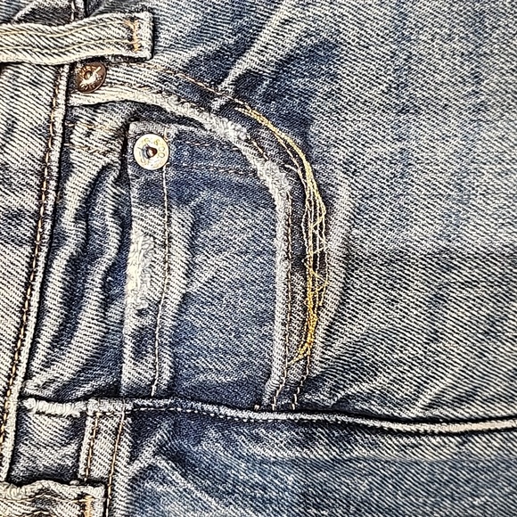 Levis Blue Altered 501 Skinny Jeans In Moody Blues Dize 26 L30 - Picture 12 of 13